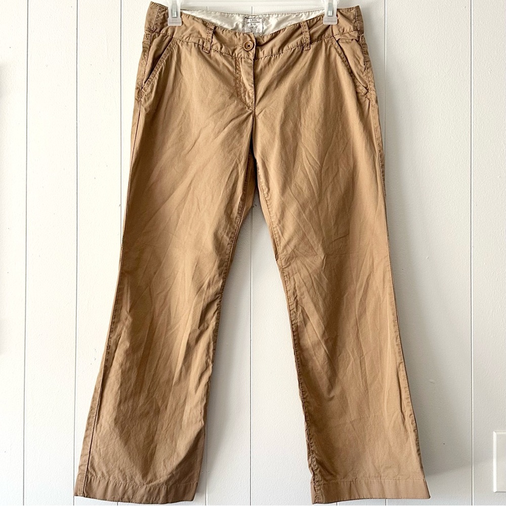 H&M LOGG brown/ tan low rise utility pants, size US 12